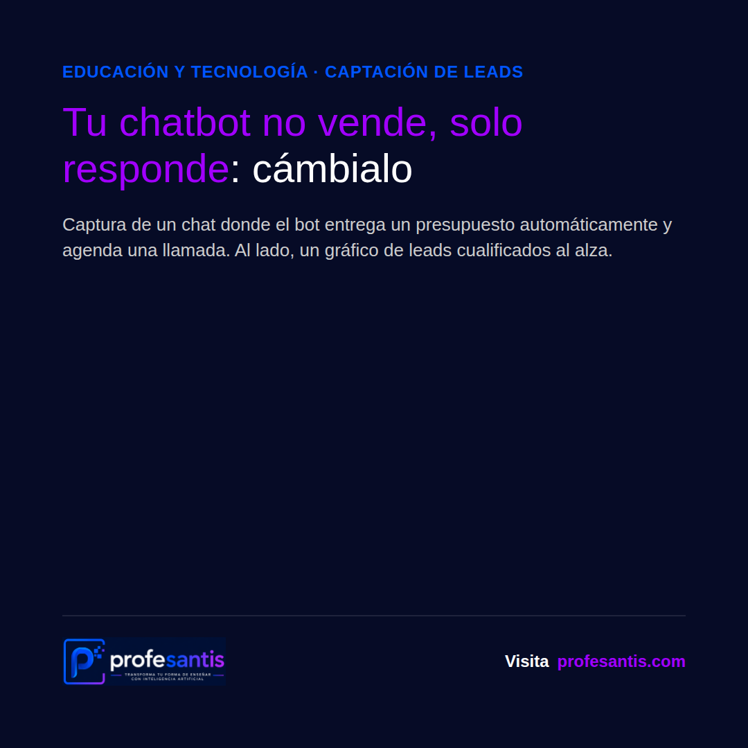 Captura de chatbot agendando cita y gráfico de leads aumentando en Sol Mardomingo