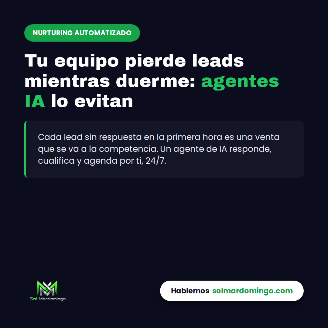 Agente de IA respondiendo leads por chat para negocios de servicios