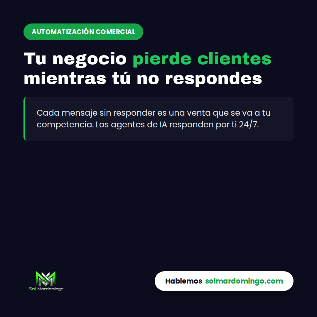 Agente de IA respondiendo mensajes de clientes para negocios de servicios