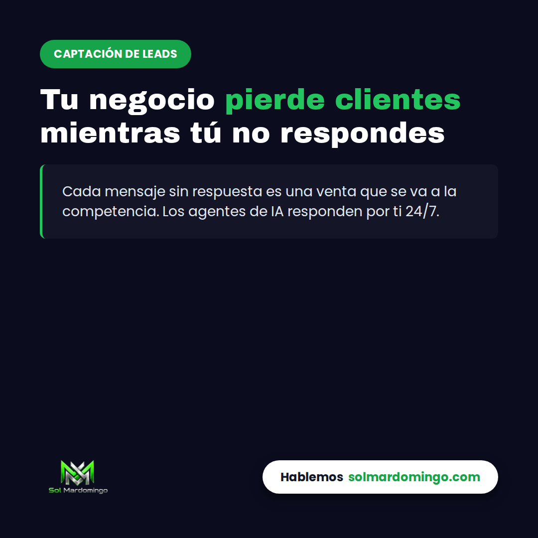 Agente de IA respondiendo mensajes de clientes para negocio de servicios