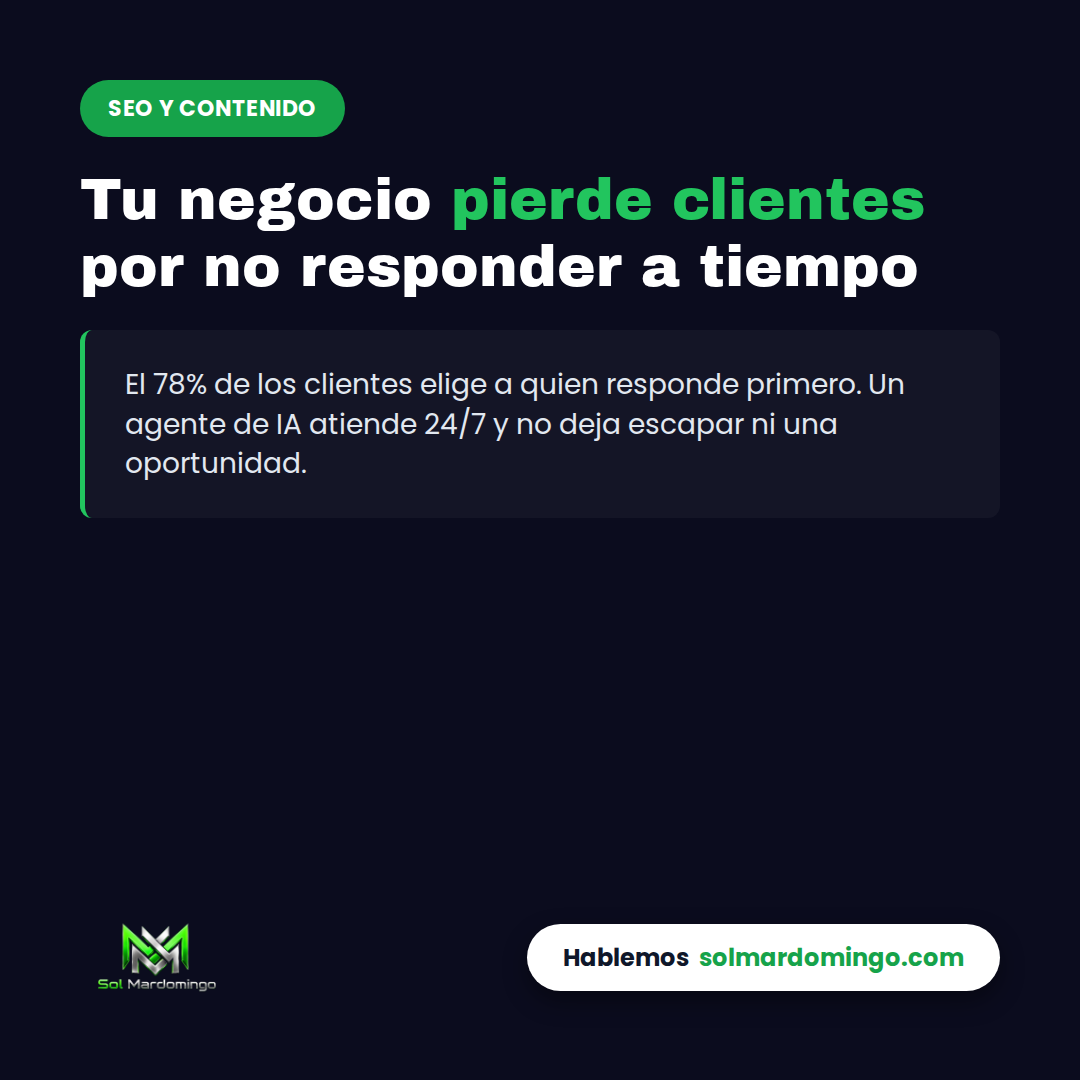 Agente de IA respondiendo mensajes de clientes en un negocio de servicios