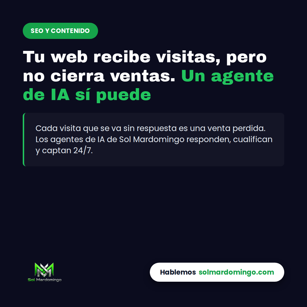 Agente de IA respondiendo consultas de clientes en una web de servicios